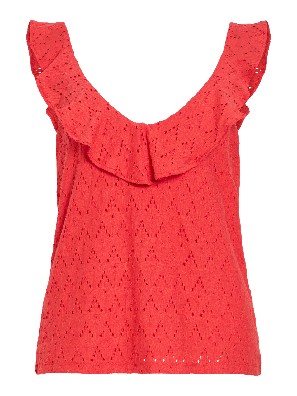 Viamalina V-Neck S/L Flounce
