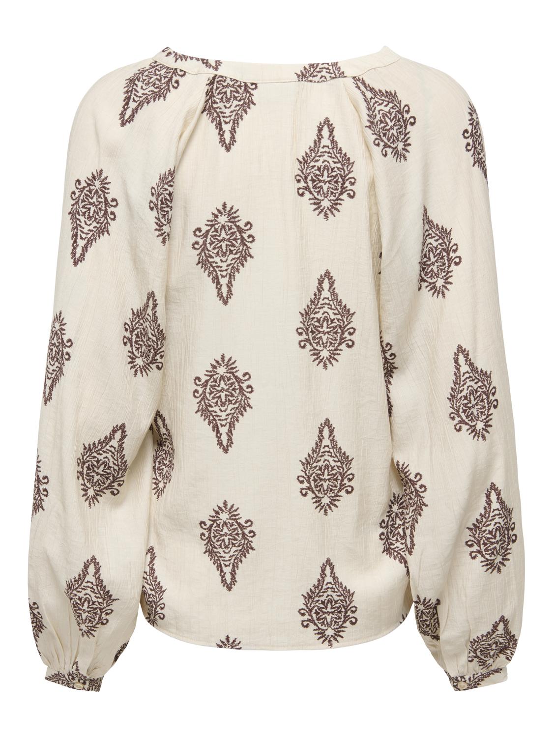 Jdyholly L/S  Smock Top Wvn