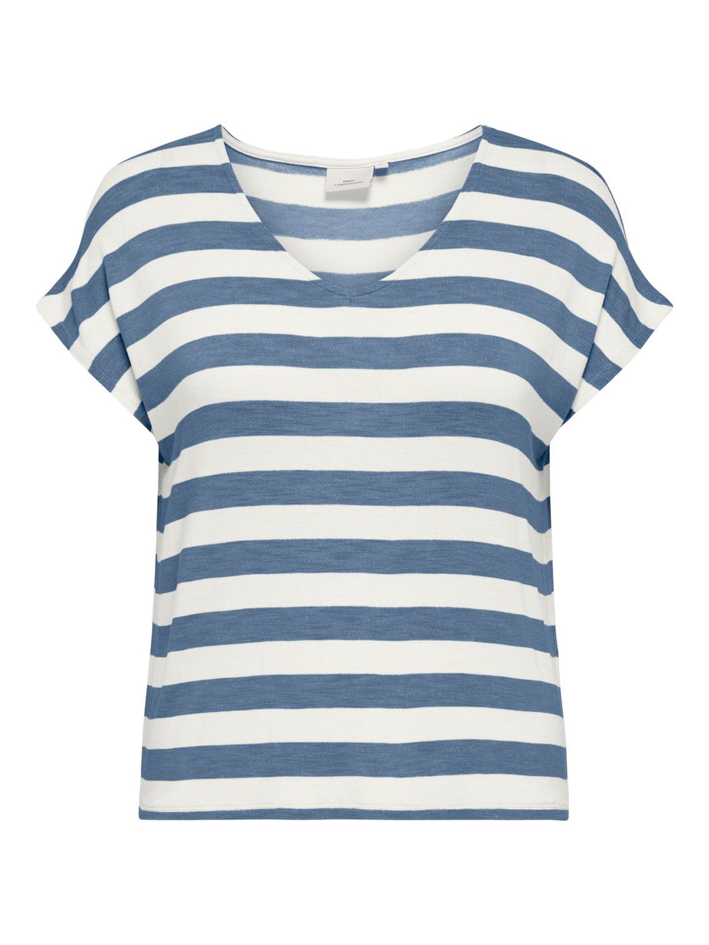 CARLIRA LIFE S/S V-Neck Top - Infinity Blue