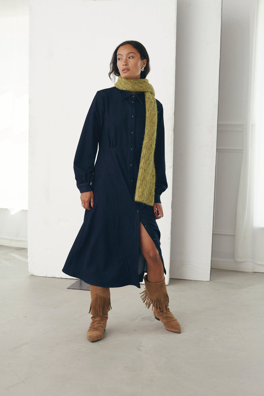 LOVE1420 Kjole denim