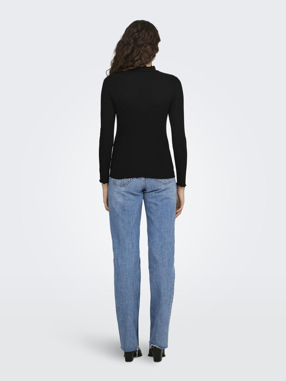 Jdyfransiska L/S Hi-Nck Top Jr