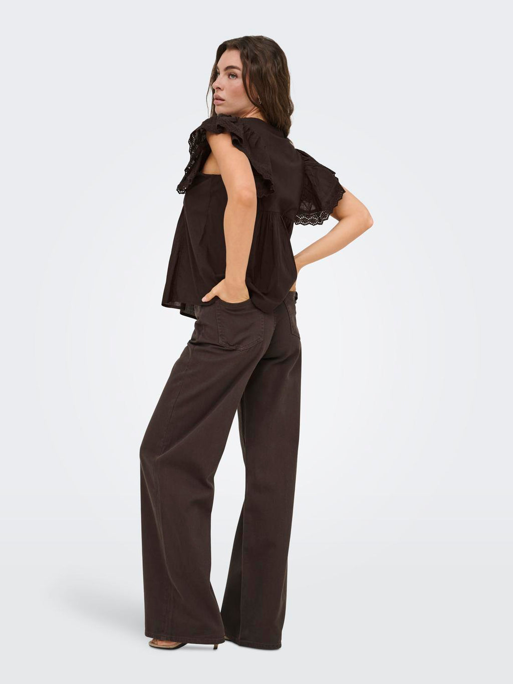 JDYSIGGA S/S TOP CHOCOLATE TORTE