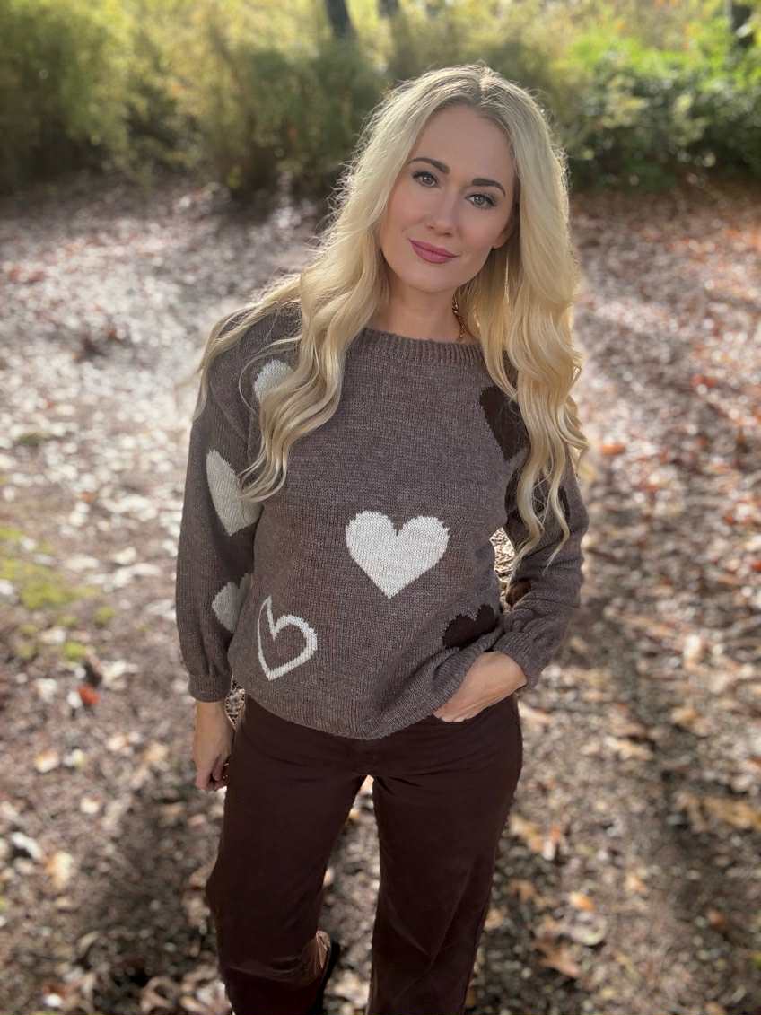 HEART KNIT STRIK
