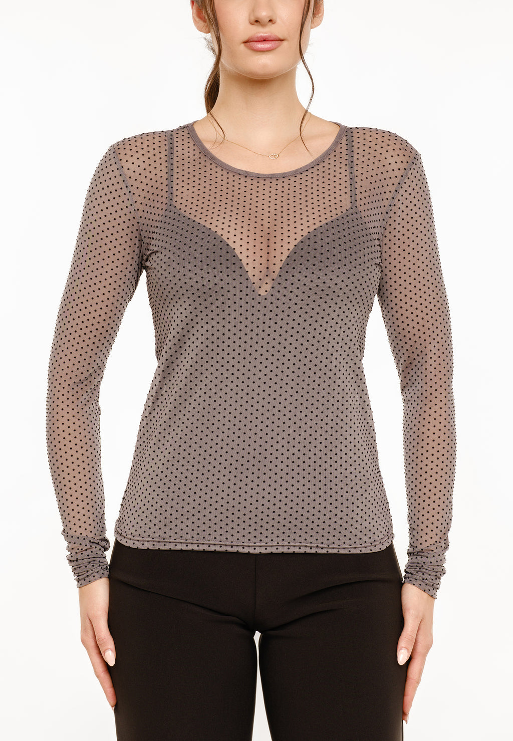 MESH LS SHIRT DOT