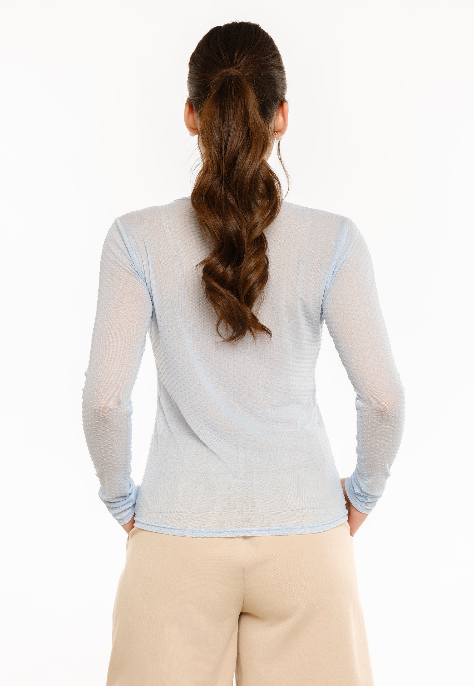 MESH LS SHIRT DOT