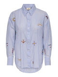 JDYPAIGE LOOSE SHIRT BLUE STRIPE