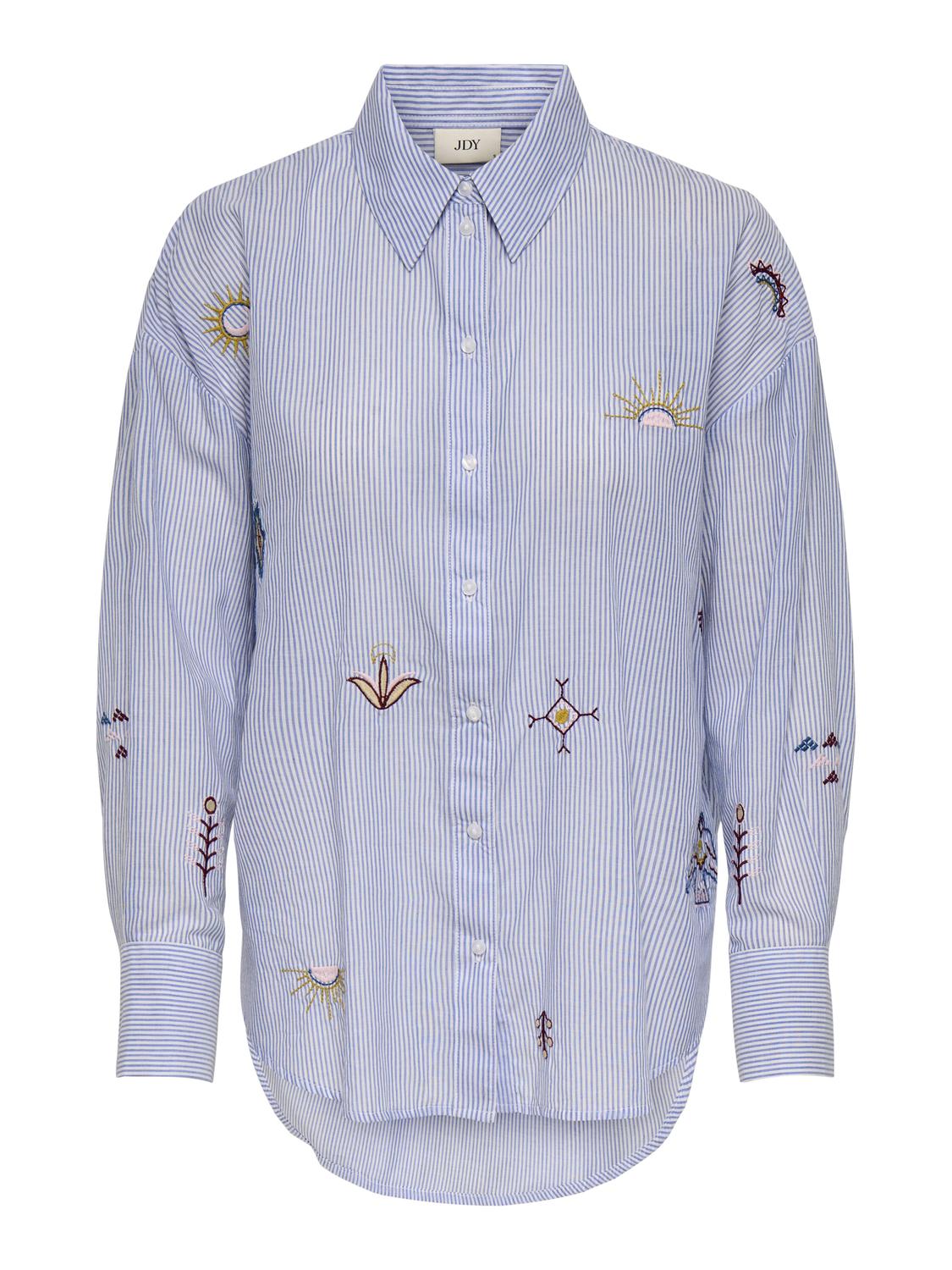 JDYPAIGE LOOSE SHIRT BLUE STRIPE