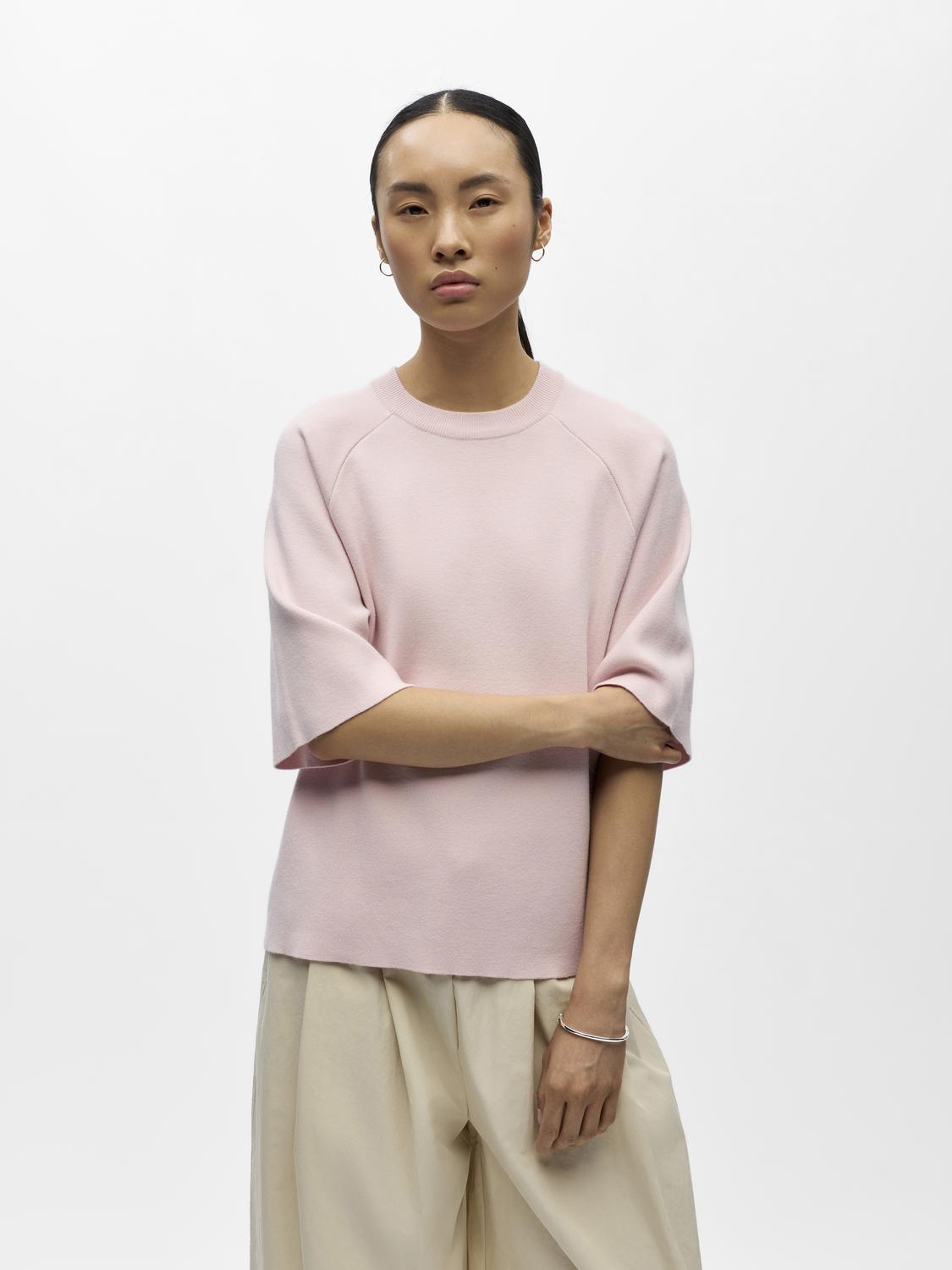 REYNARD 2/4 KNIT PULLOVER PALE