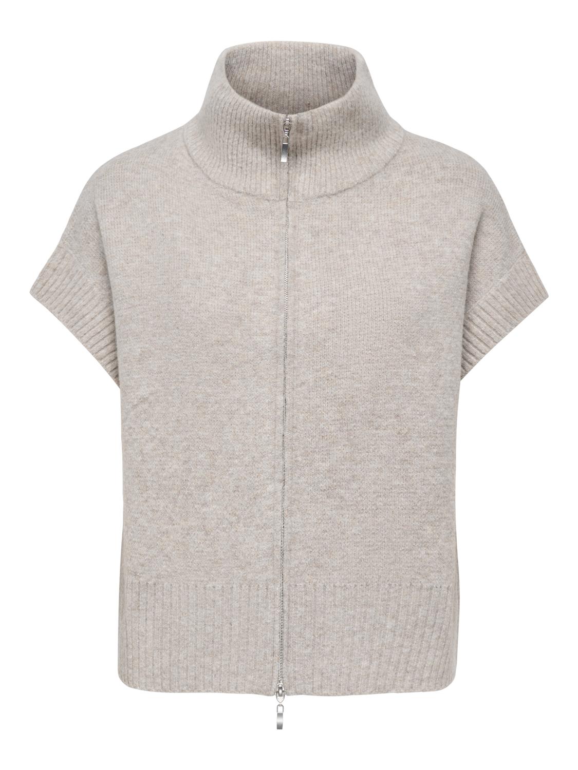 Jdylea S/L Hn 2Way Zip Vest Kn
