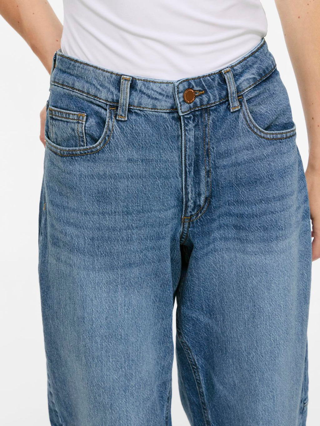 Vibrady Barrel Denim Jeans
