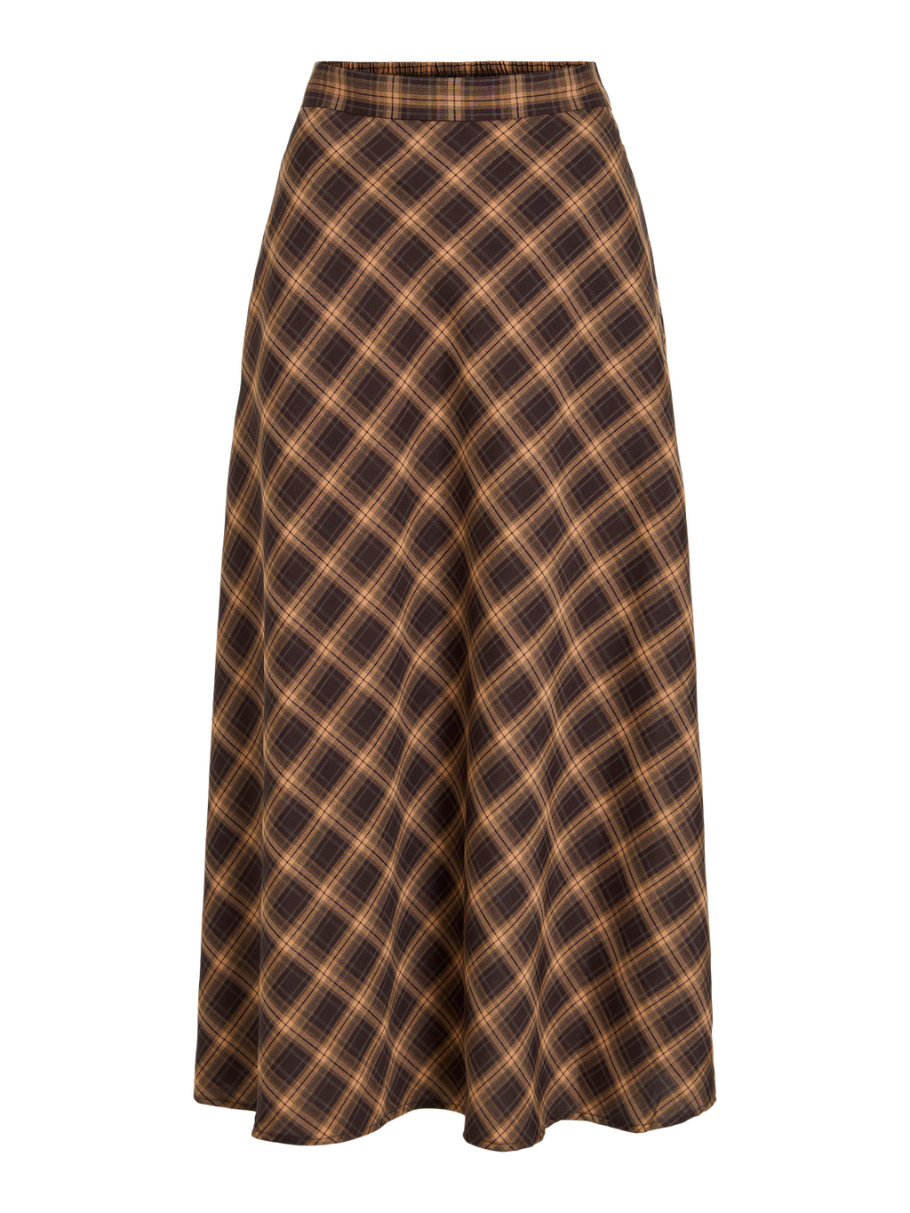 Vilene Check Ankle Skirt/Spi