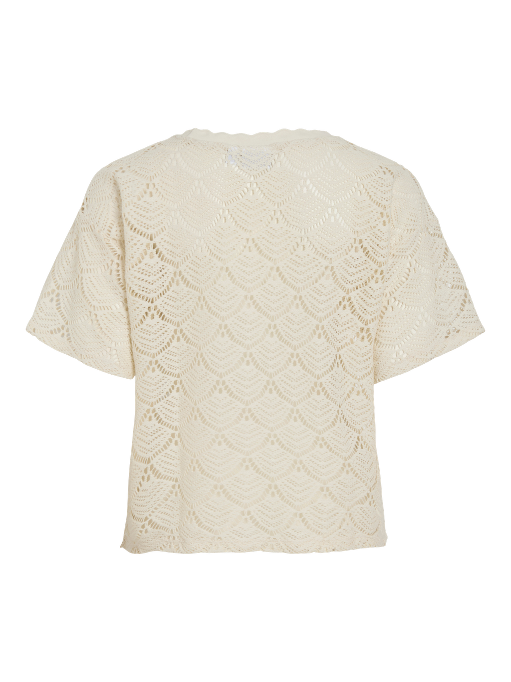 Vibambena O-Neck S/S Crochet