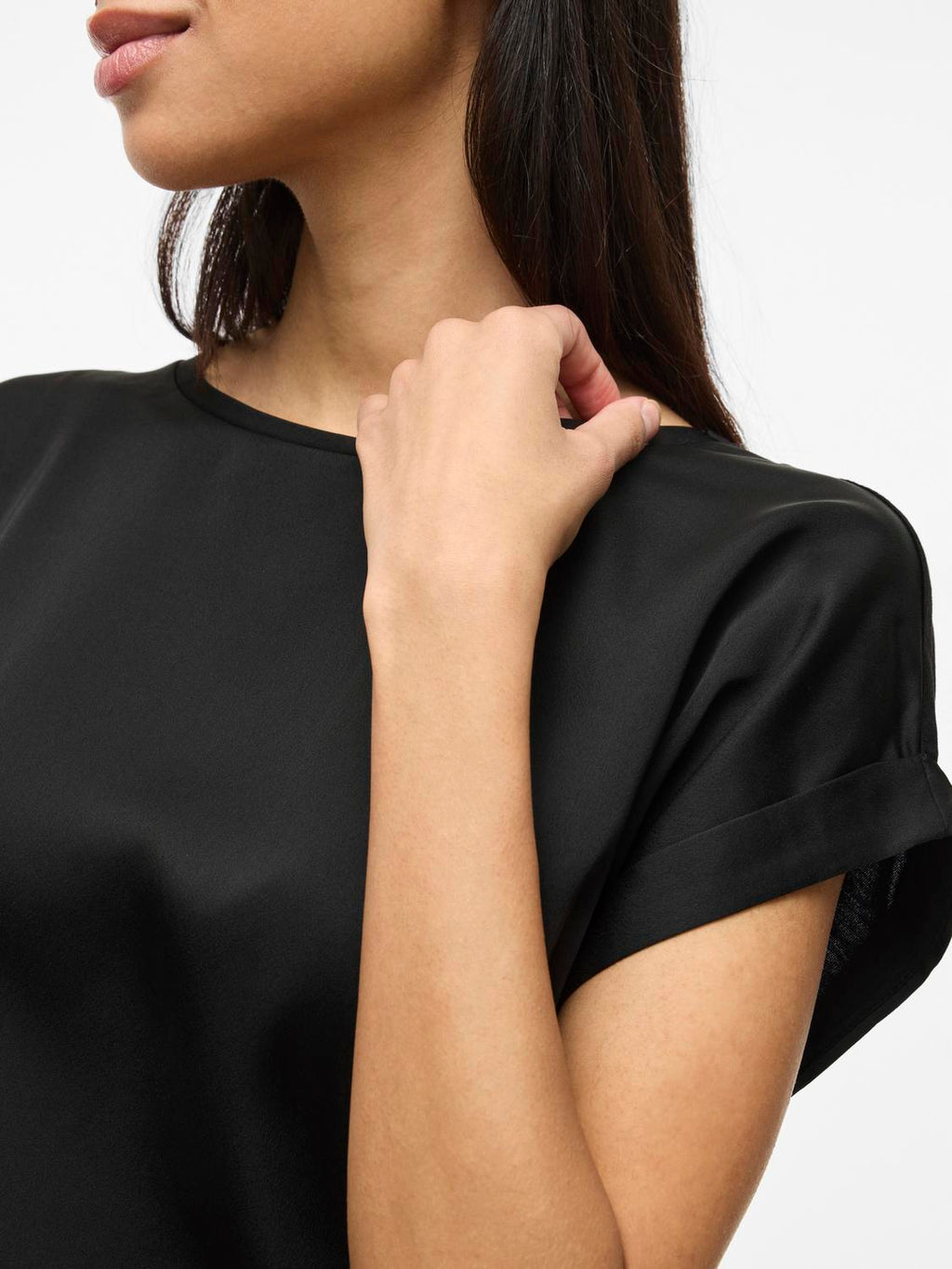 Viellette S/S Satin Top
