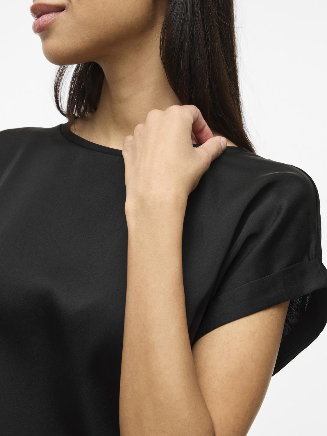 Viellette S/S Satin Top