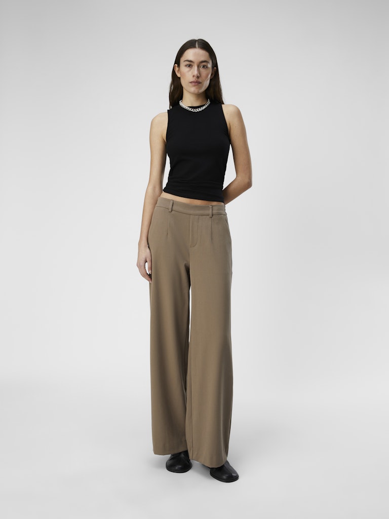 OBJLISA wide pant fossil