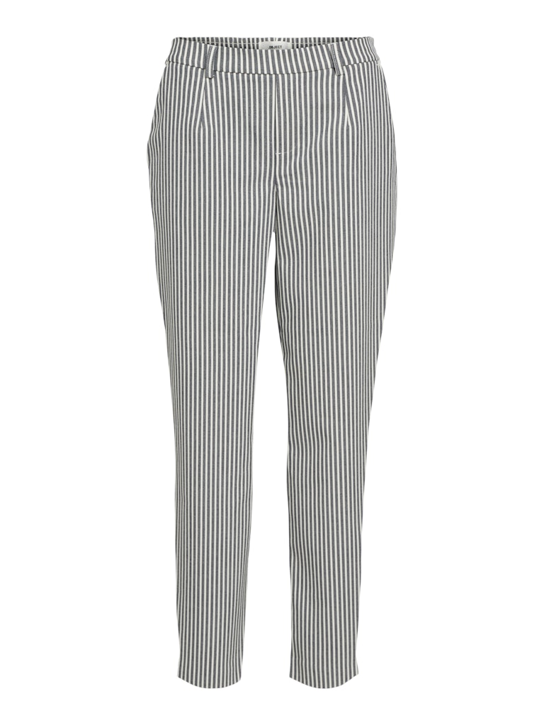 OBJLISA SLIM PANT AOP STRIPED