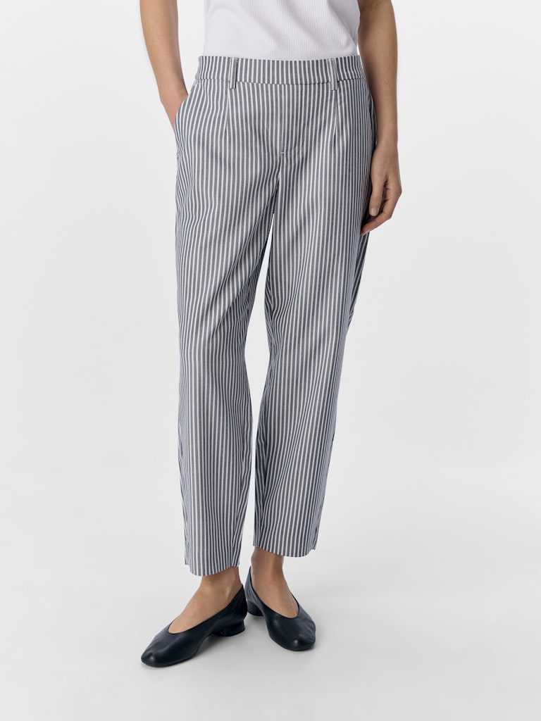 OBJLISA SLIM PANT AOP STRIPED