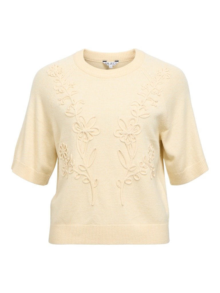 OBJLANEY RUBIN SS PULLOVER SANDSHELL