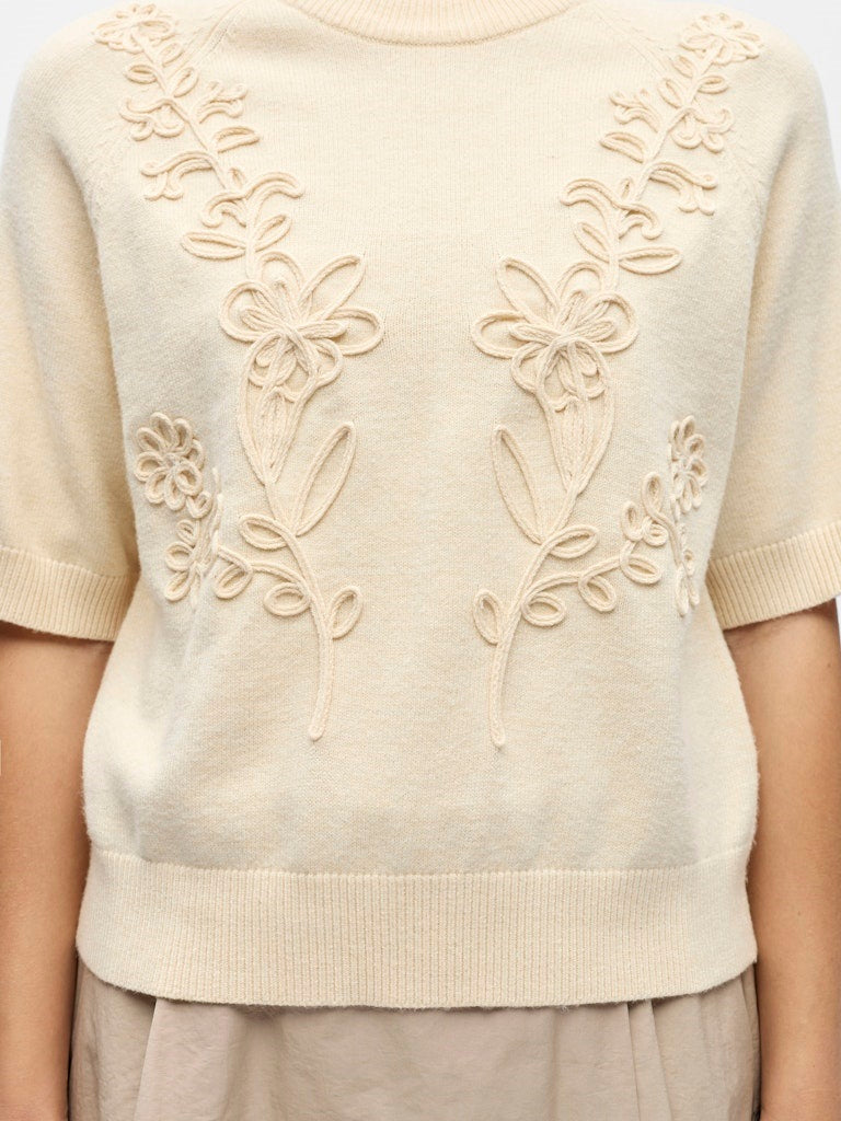 OBJLANEY RUBIN SS PULLOVER SANDSHELL