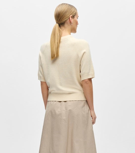 OBJLANEY RUBIN SS PULLOVER SANDSHELL