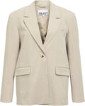 OBJLISA LO BLAZER HUMUS MELANGE