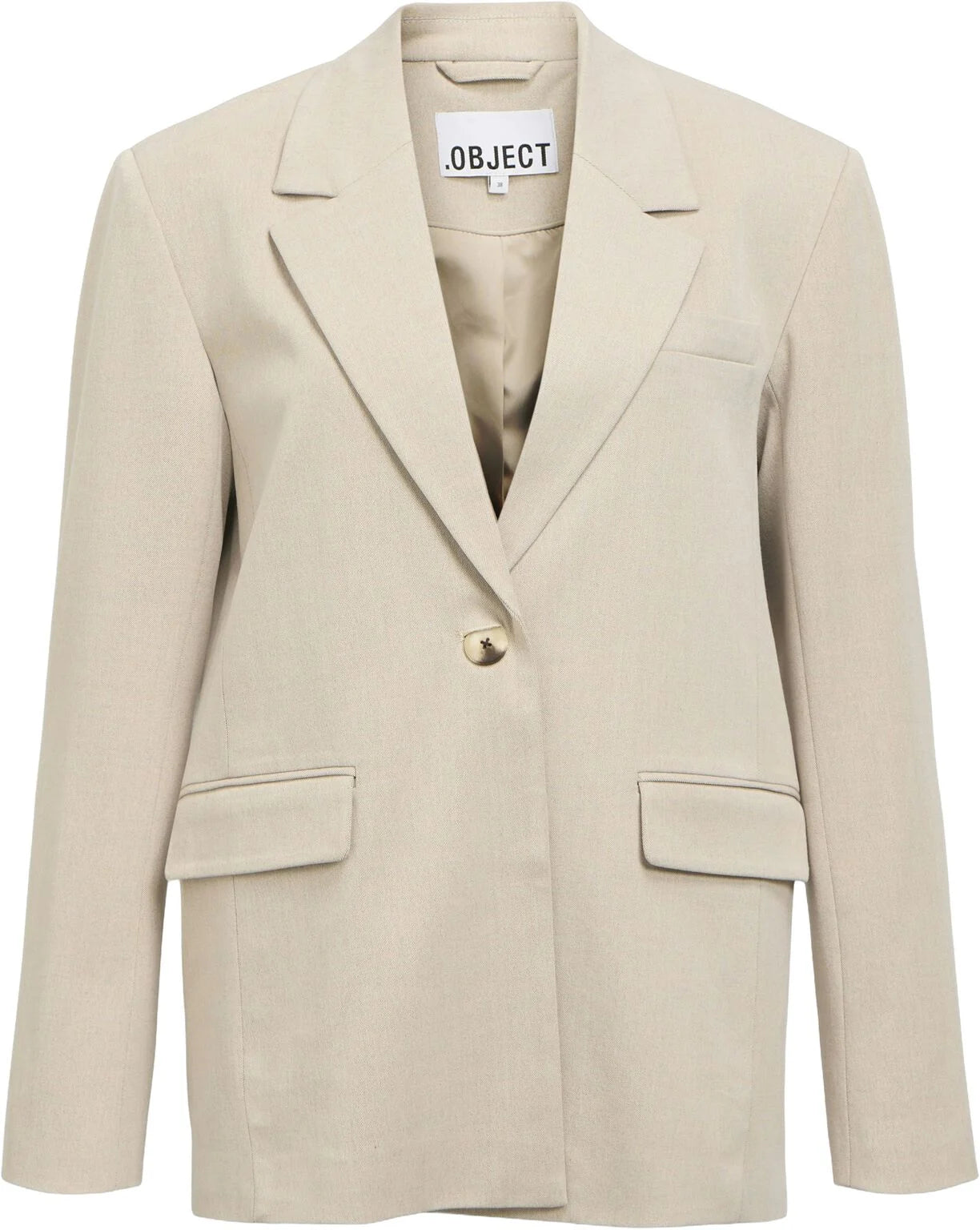 OBJLISA LO BLAZER HUMUS MELANGE