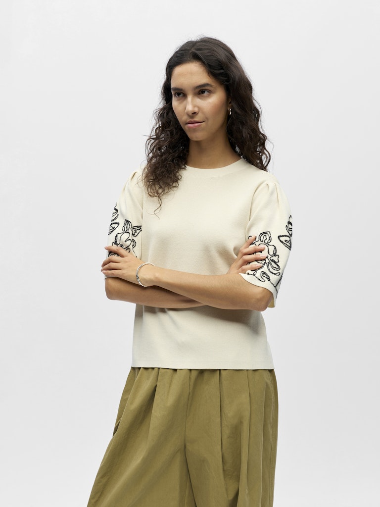 OBJFLORA PULL BIRCH OG SORT ST