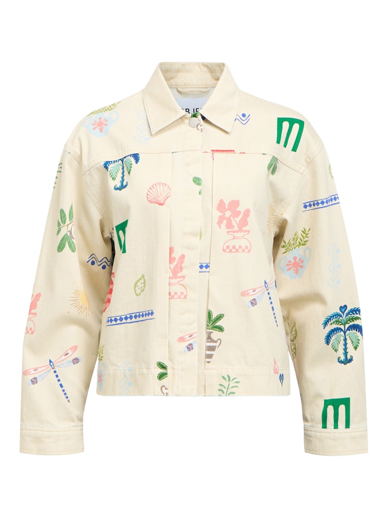 OBJALLY L/S LO PRINTED JACKET