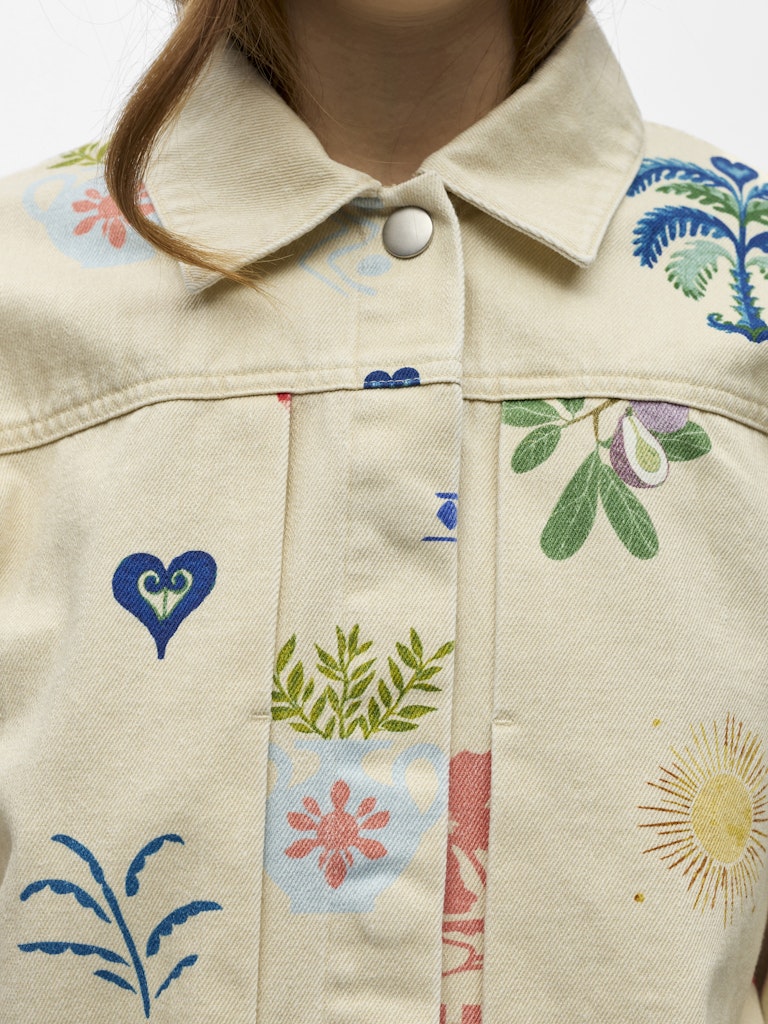 OBJALLY L/S LO PRINTED JACKET