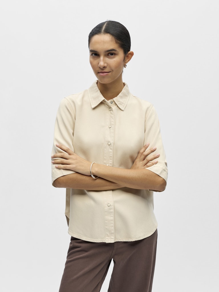 FRAME DENIM TOP 2/4 BIRCH