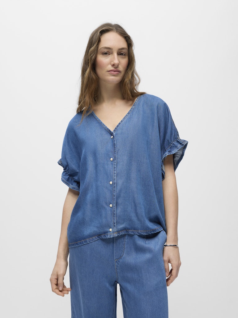 OBJFRAME 2/4 V-NECK TOP