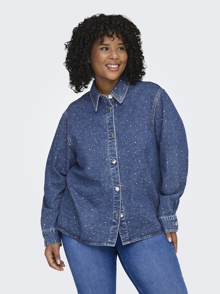 CARMAGGIEMAY  rhinste shirt