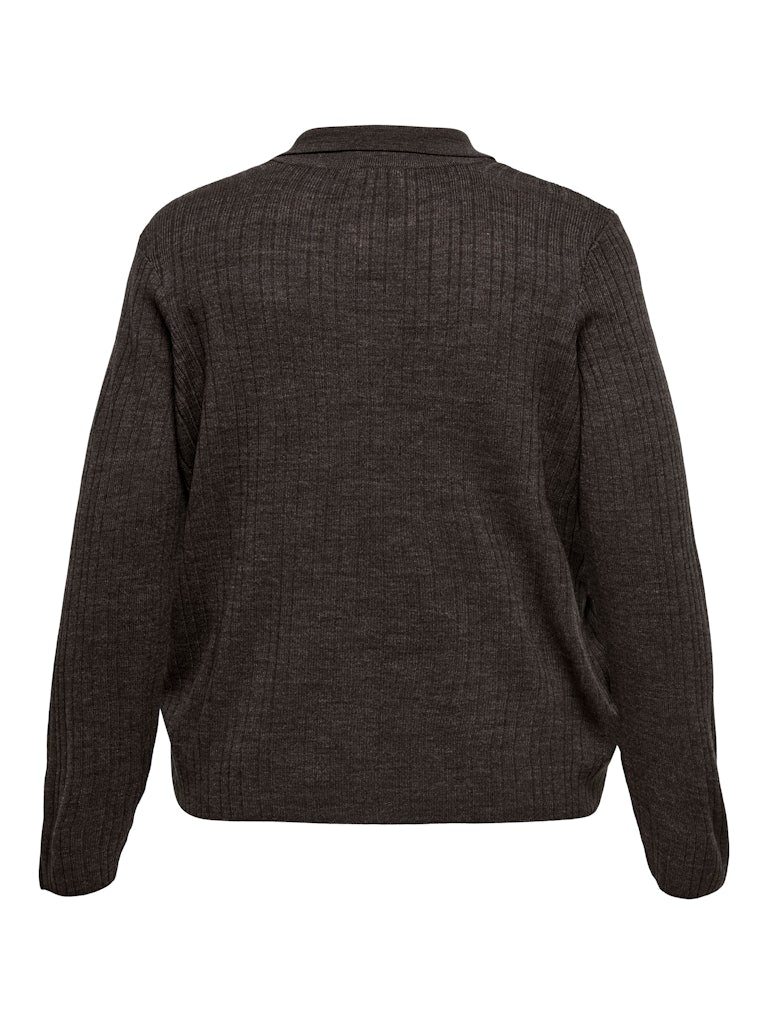 CARTHRA polo cardigan brun