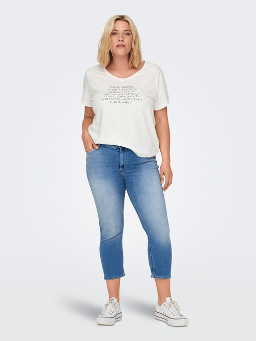 CARWILLY DENIM CAPRI PLUS