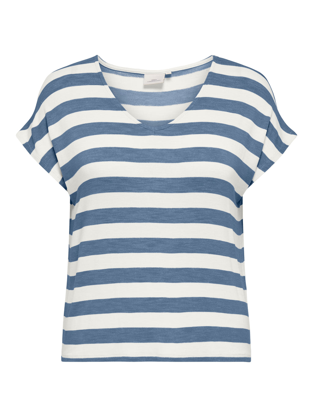 CARLIRA LIFE S/S V-Neck Top - Infinity Blue