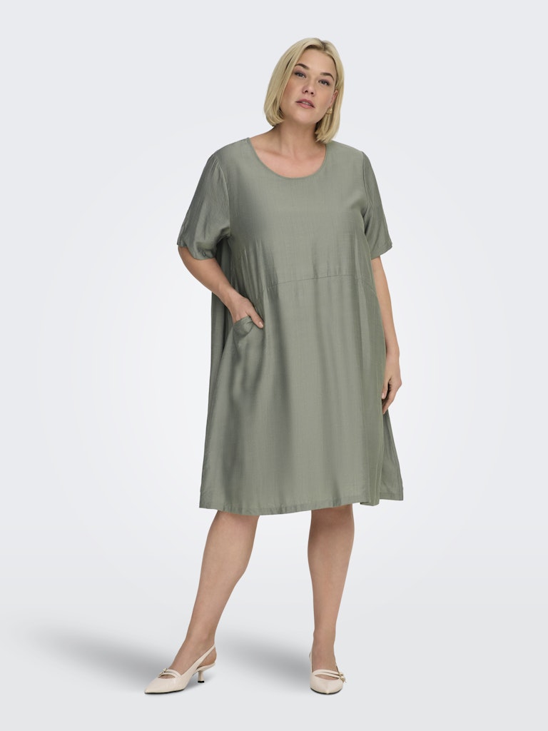 CARJOANNA 2/4 O-NECK DRESS