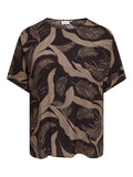 CARVILMA BOATNECK TOP BROWN