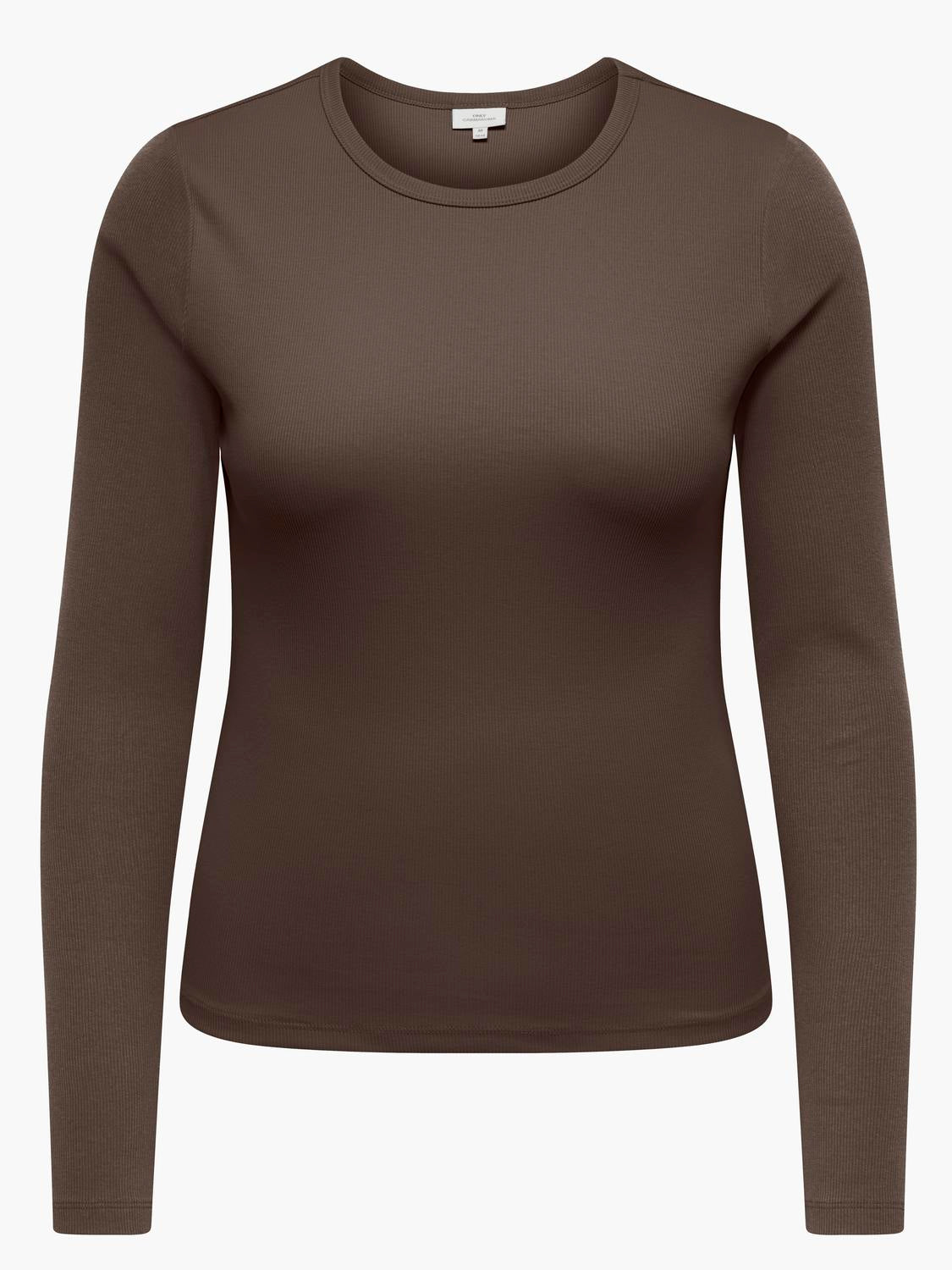 CARVAL L/S O-NECK TOP