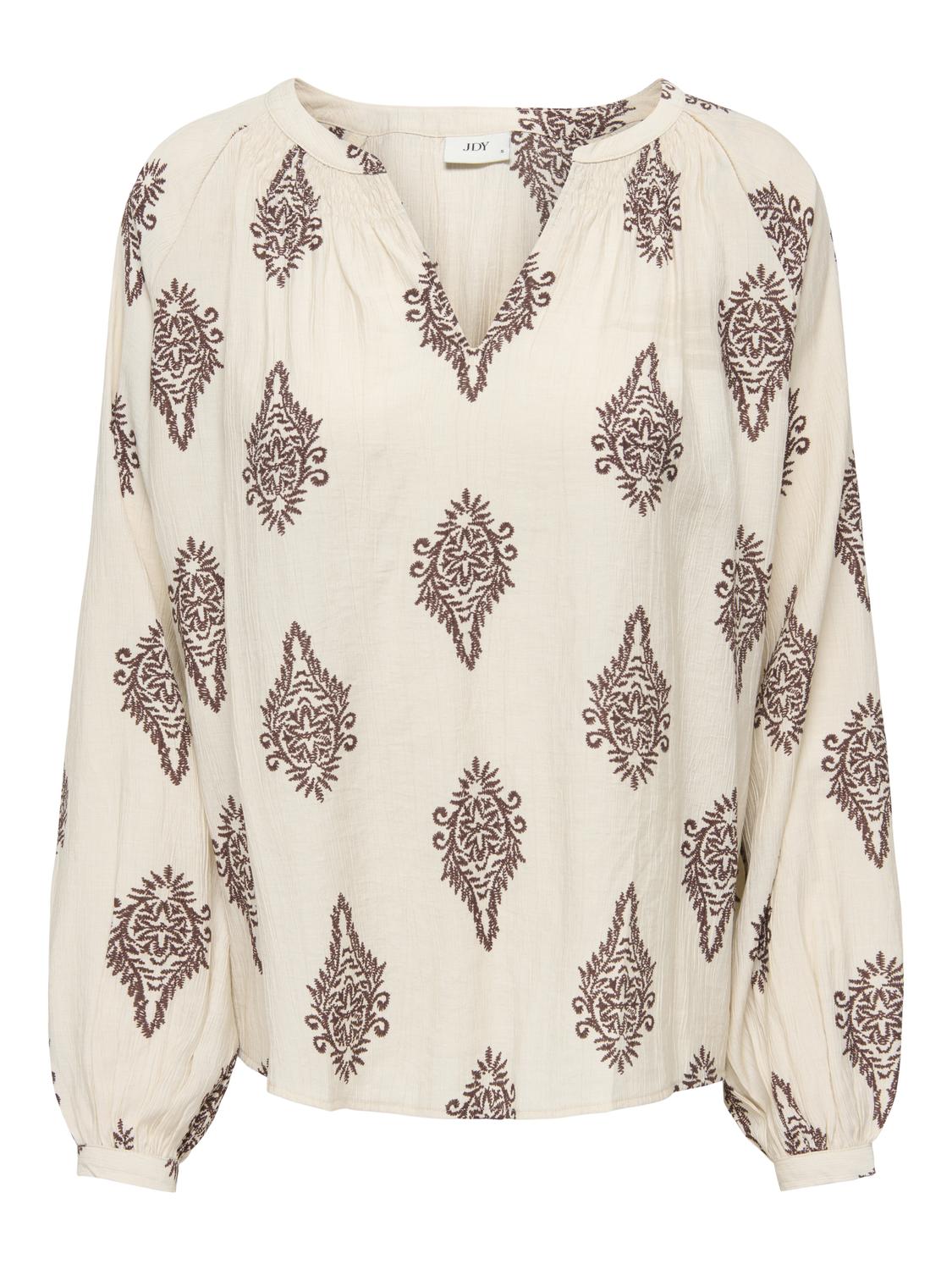 Jdyholly L/S  Smock Top Wvn