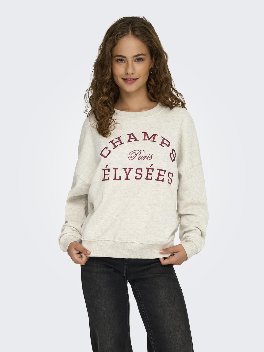Jdymesa L/S O-Nk Emb Sweat