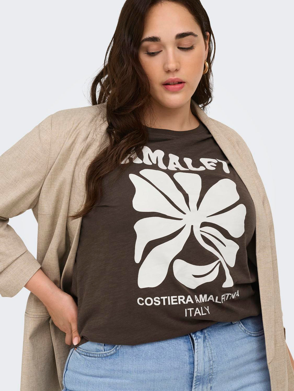 Caresma Ss O-Neck Jeans Fit T-Shirt