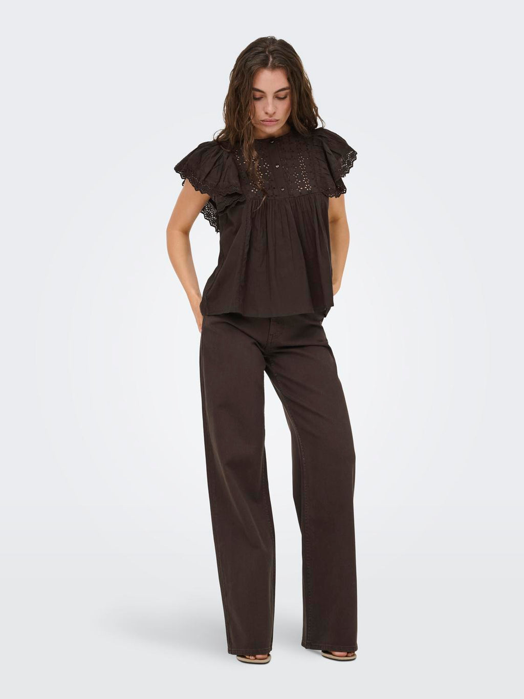 JDYSIGGA S/S TOP CHOCOLATE TORTE