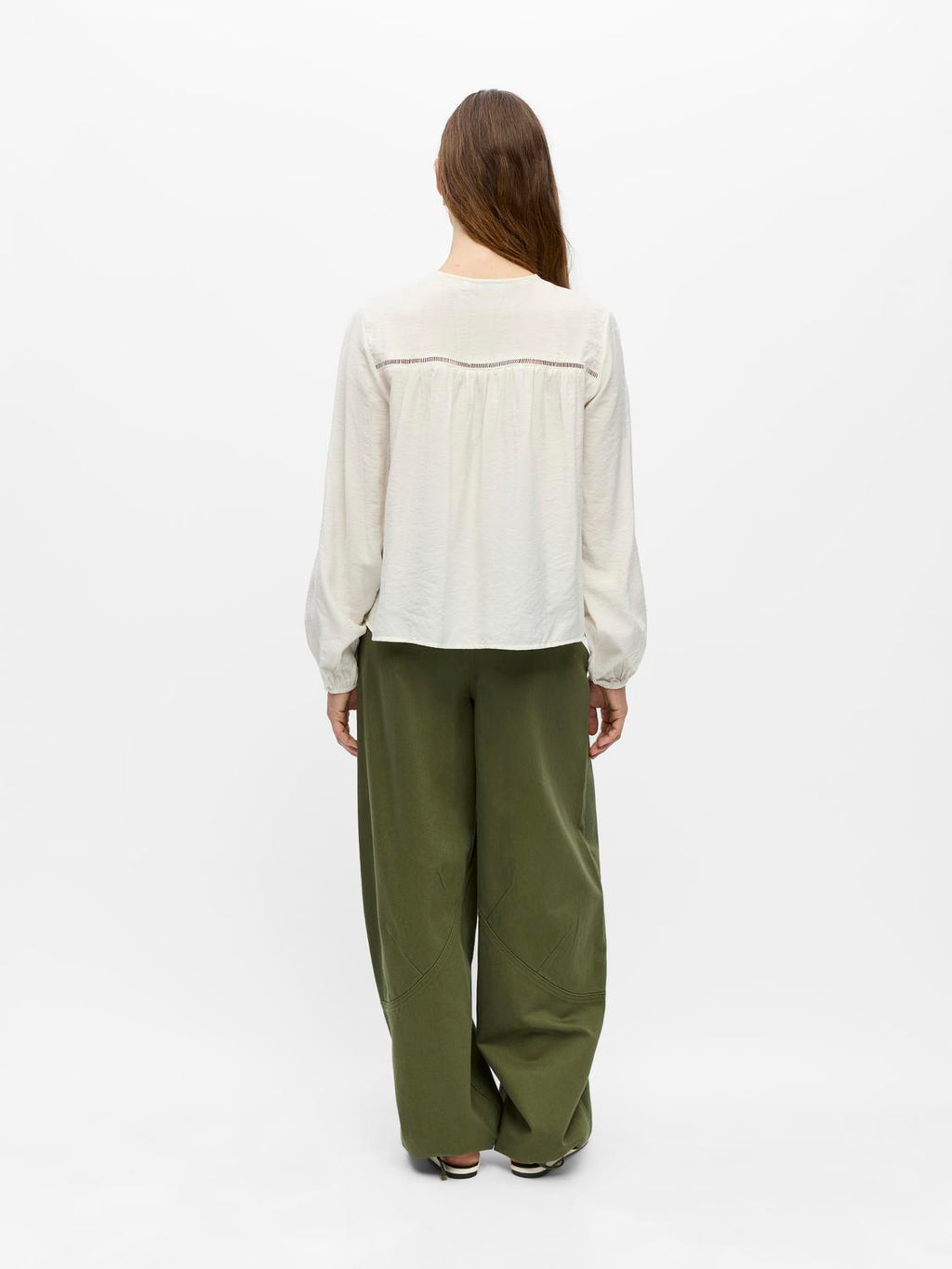 Objdana L/S Re O-Neck Top