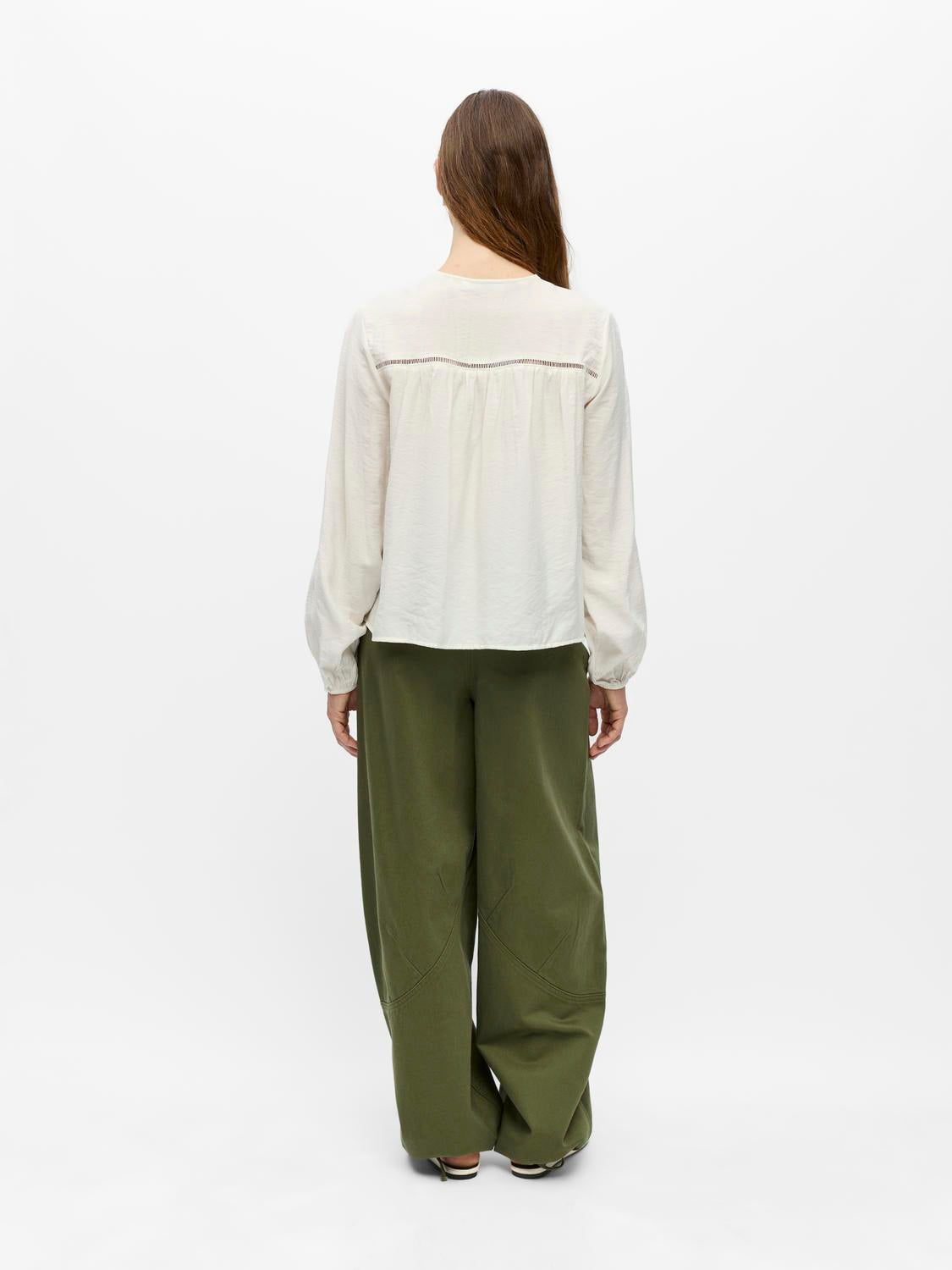 Objdana L/S Re O-Neck Top
