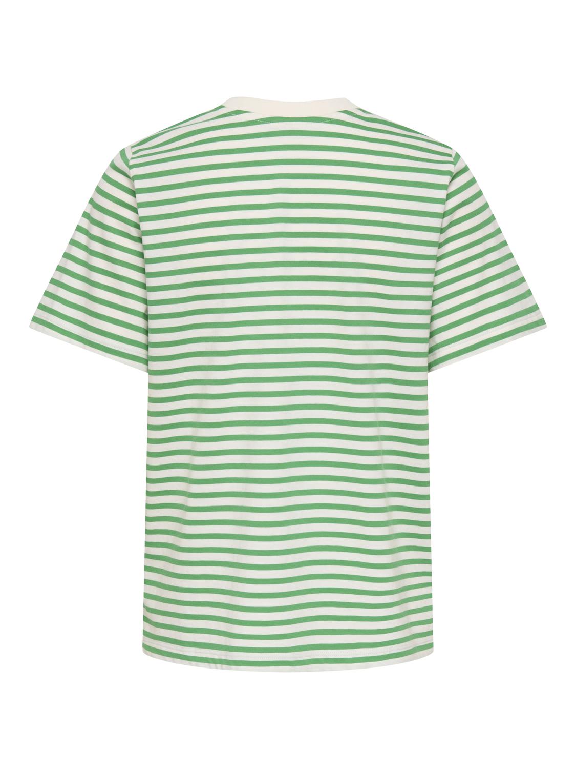 JDYPISA TEE STRIPE BROWN TOPPE