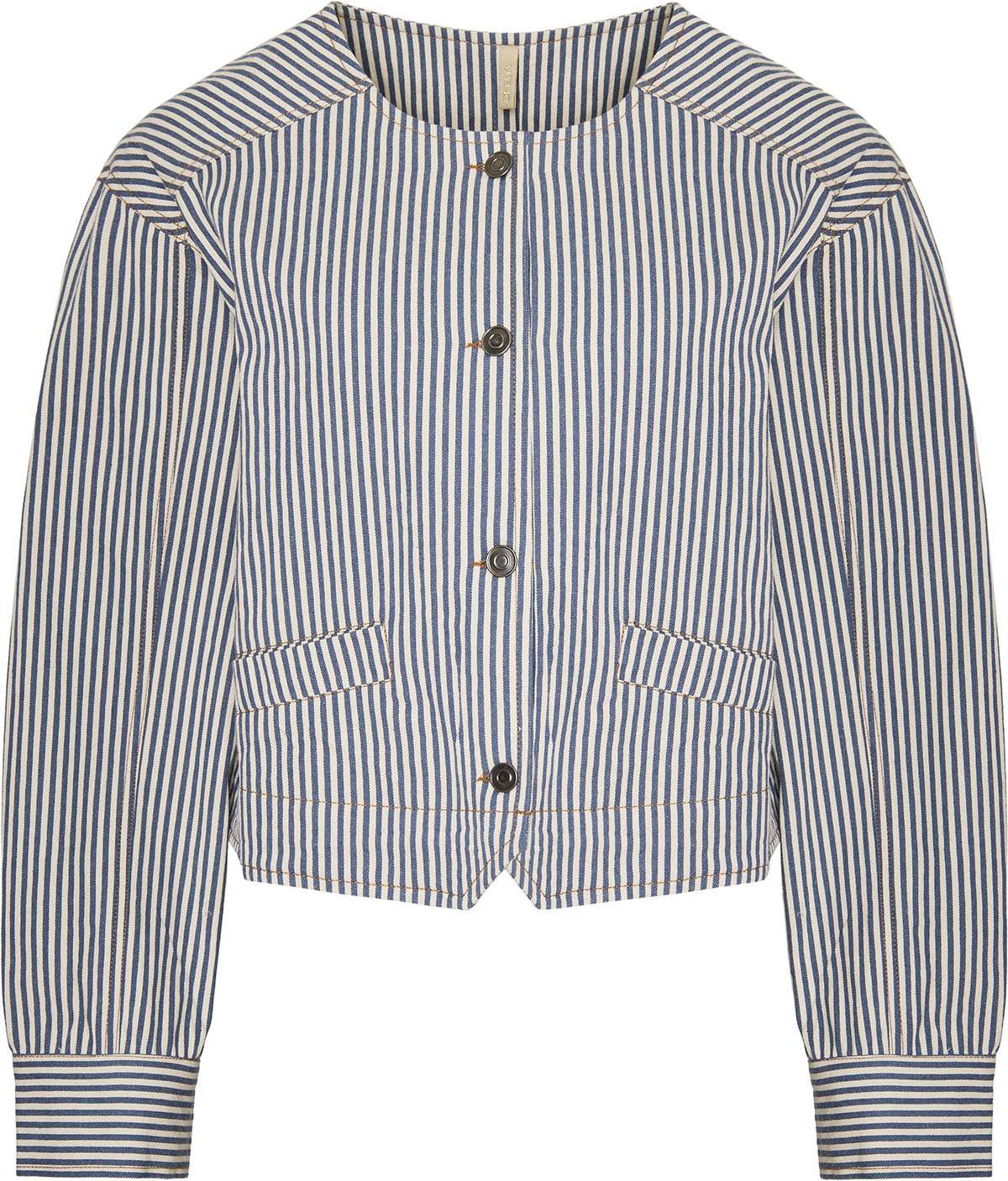 SIKA JACKET BLUE STRIPE JAKKE