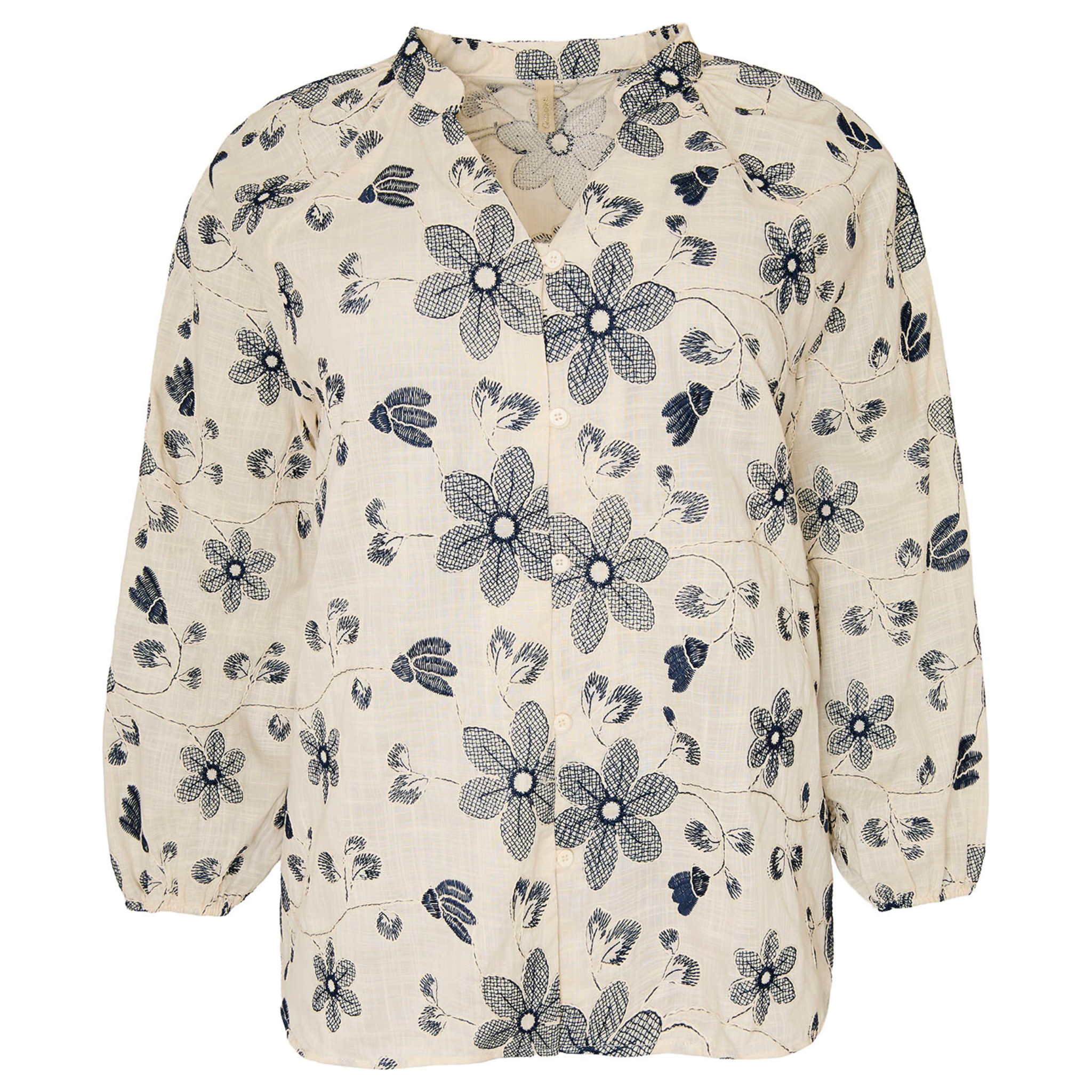 FLORA SHIRT CREME BLUSE