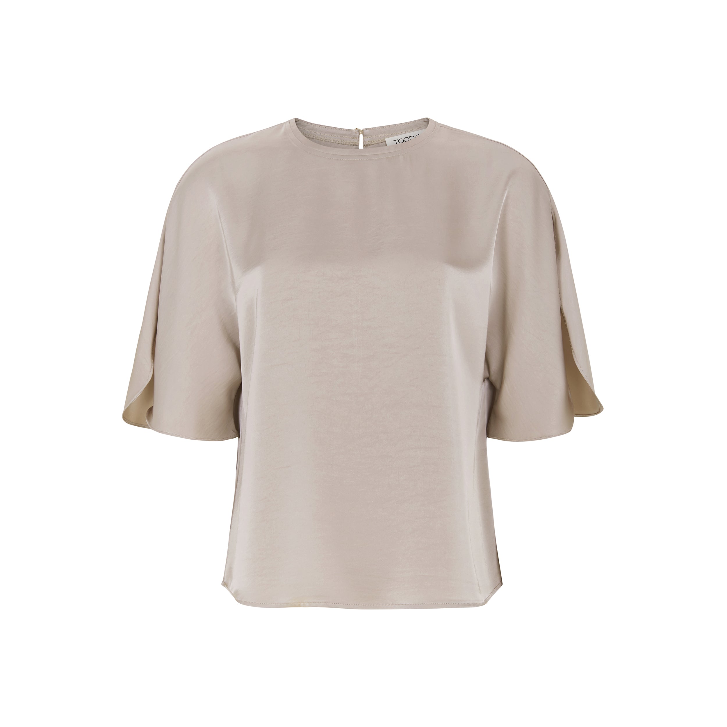 TDAYA SS BLOUSE CEMENT BLUSE