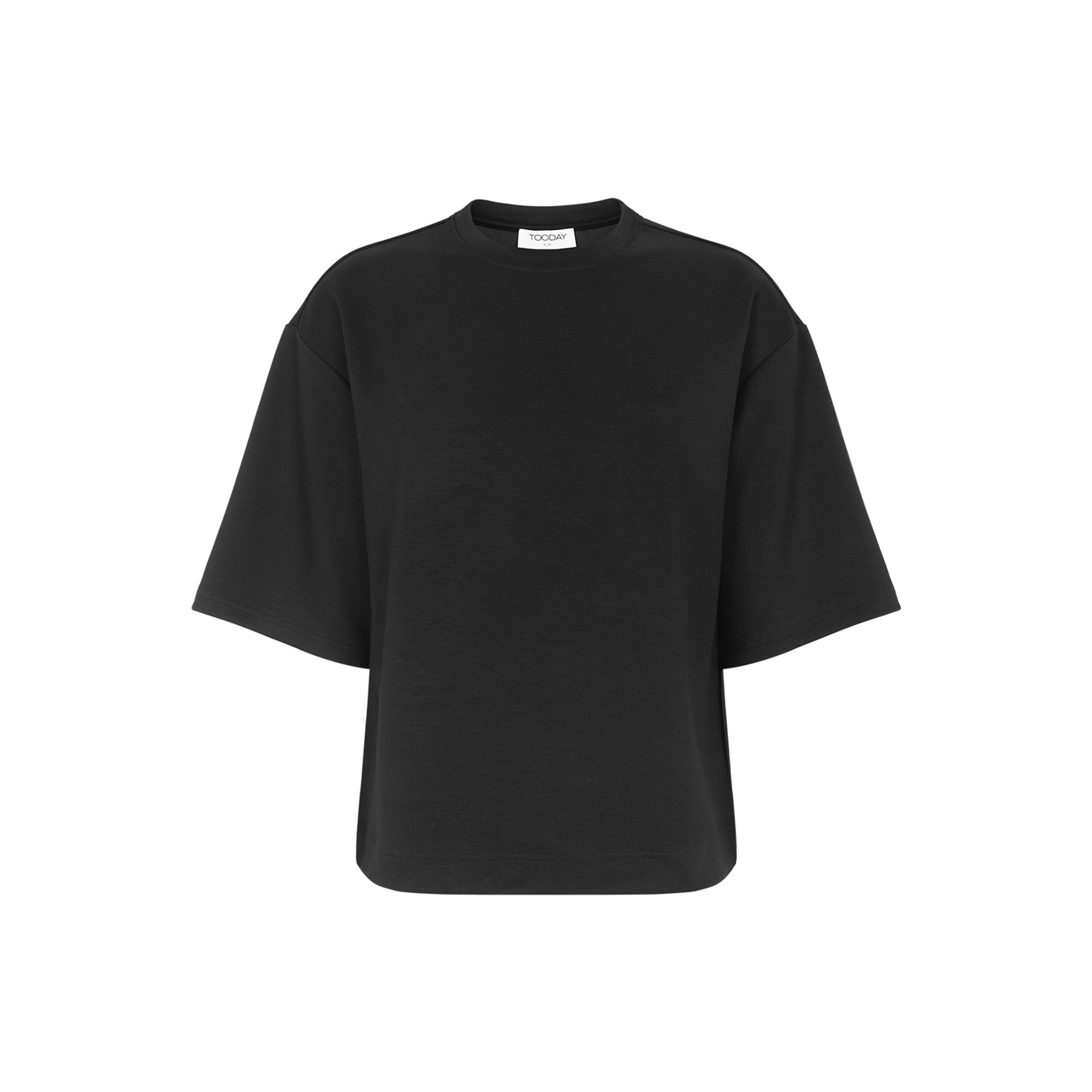 TDAZRA BOXY T-SHIRT SORT TOPPE