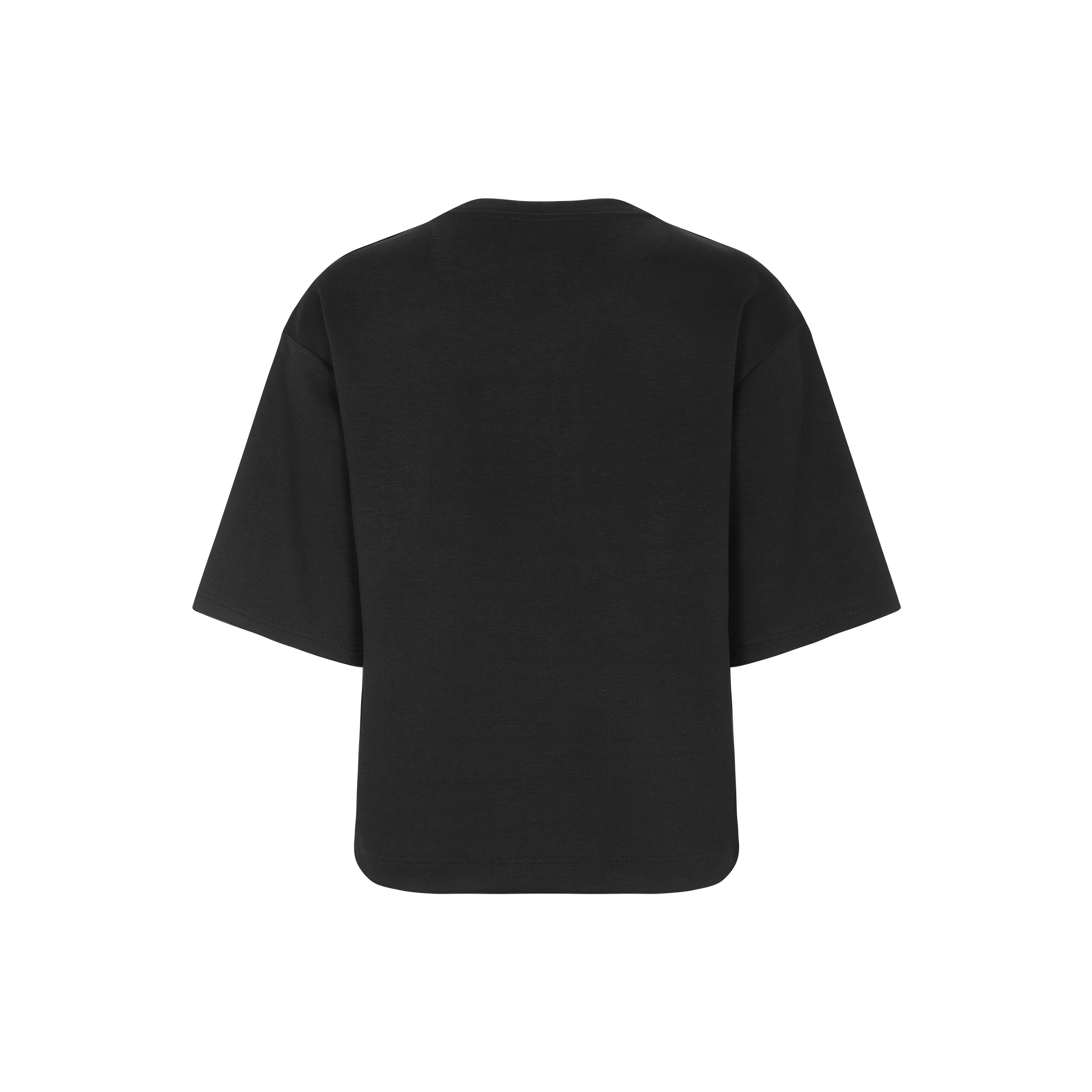 TDAZRA BOXY T-SHIRT SORT TOPPE